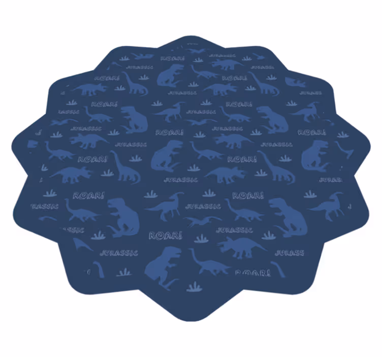 Dinoszaurusz körvonalak vinil szőnyeg mások - TenStickers