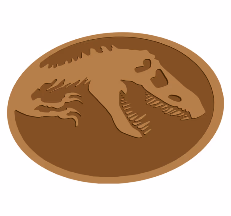 Dinoszaurusz csontváz vinil szőnyeg - TenStickers