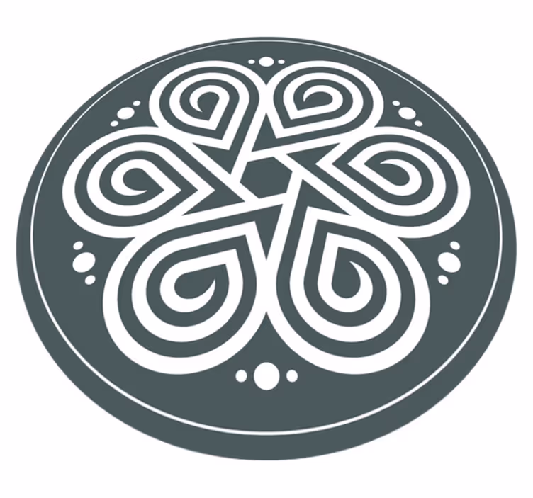 Kelta mandala vinil szőnyeg mandala - TenStickers