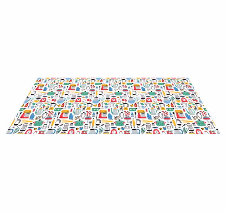 ábécé csempe vinil szőnyeg ábécé - TenStickers