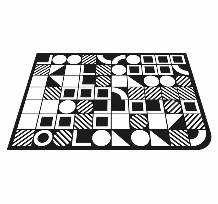 Absztrakt design modern szőnyeg - TenStickers