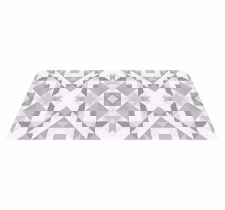 Geometriai absztrakt vinil szőnyeg geometriai - TenStickers