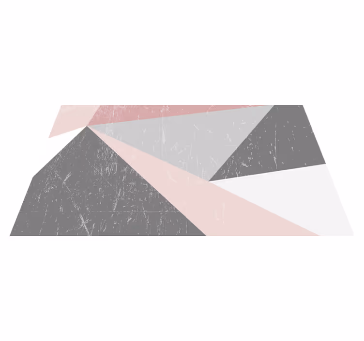 Geometriai alakzatok átfedése vinil szőnyeg geometriai - TenStickers