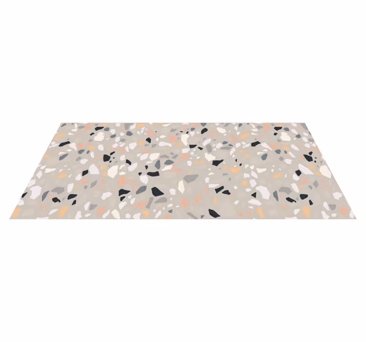 Terrazzo ihlette vinil szőnyeg struktúra - TenStickers
