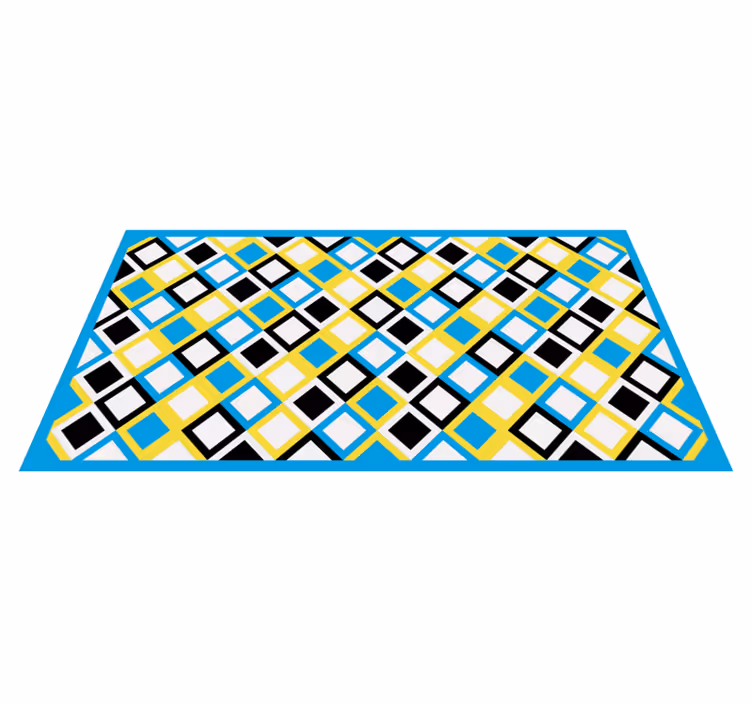Geometrikus argyle minta vinil szőnyeg geometriai - TenStickers