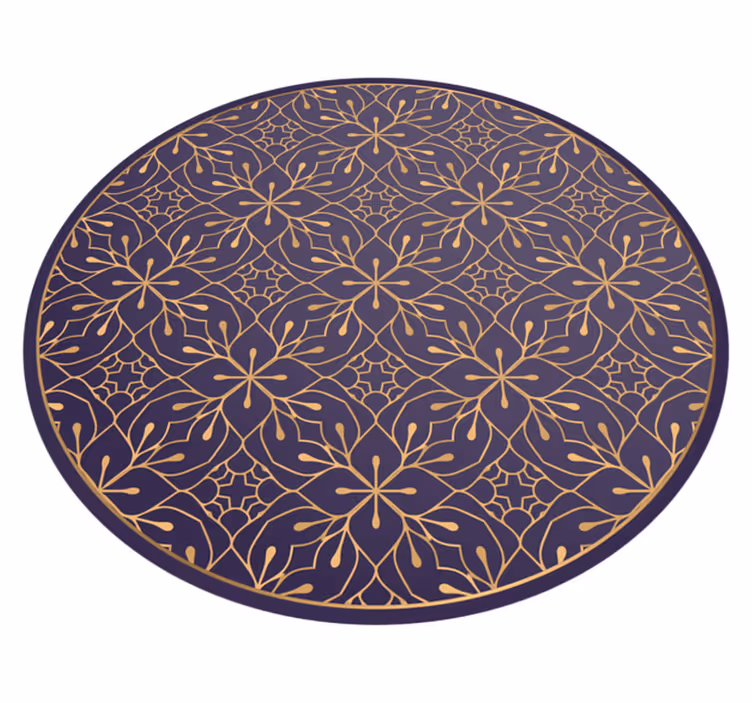 Mandala virágos elegancia vinil szőnyeg mandala - TenStickers