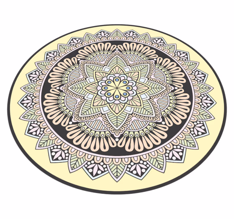 Tarka mandala mozaik padlólapok - TenStickers