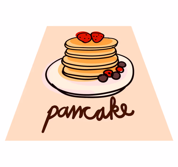Halom palacsinta konyha padlólap - TenStickers