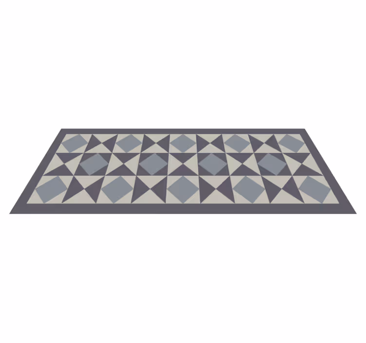 Vinil szőnyeg geometriai formák bemutatása - TenStickers