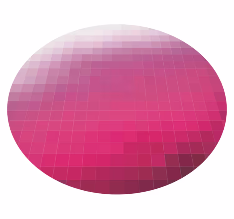 Gradiens gömb vinil szőnyeg minimalista - TenStickers