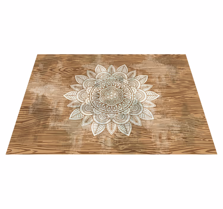 Mandala fókuszpont vinil szőnyeg mandala - TenStickers