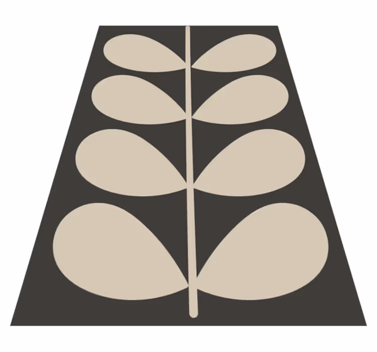 Sötét orla kiely modern bakelit szőnyeg - TenStickers