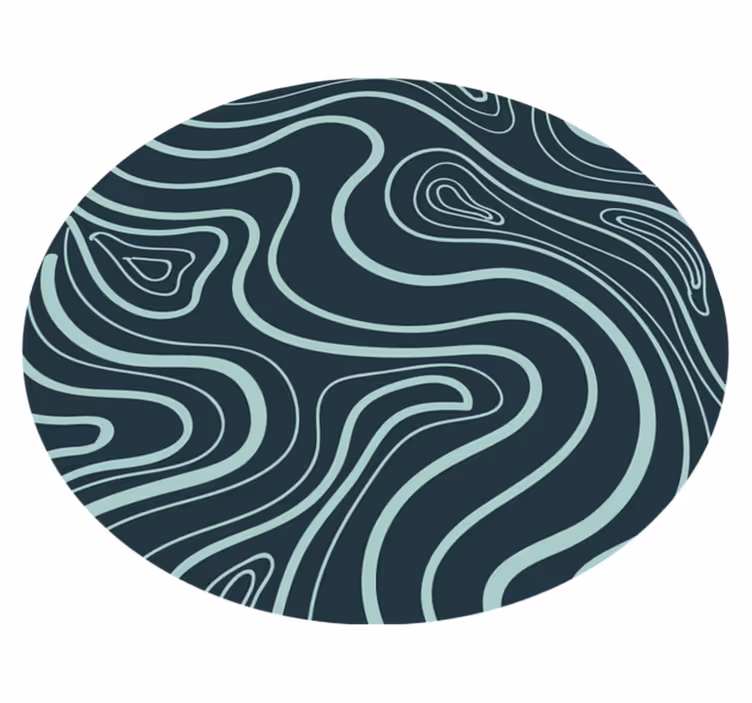 Topográfiai kontúrok vinil szőnyeg struktúra - TenStickers
