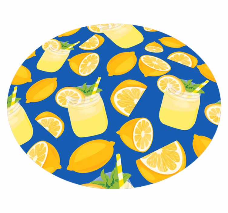Limonádé frissítő vinil szőnyeg konyha - TenStickers