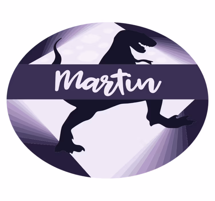 Velociraptor névvel vinil szőnyeg mások - TenStickers