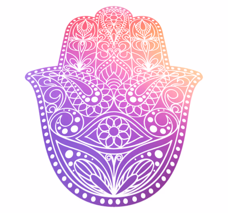 Vinil szőnyeg mandala kézi tervezés - TenStickers