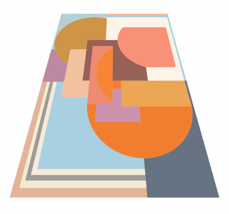 Modern geometriai mozaik padlólapok - TenStickers