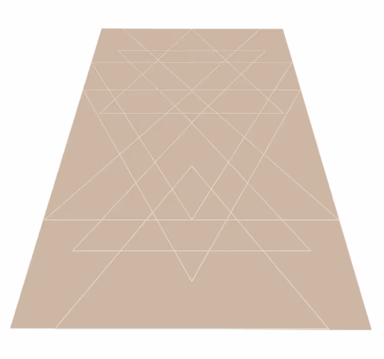 Modern vinil szőnyeg geometrikus mintával - TenStickers