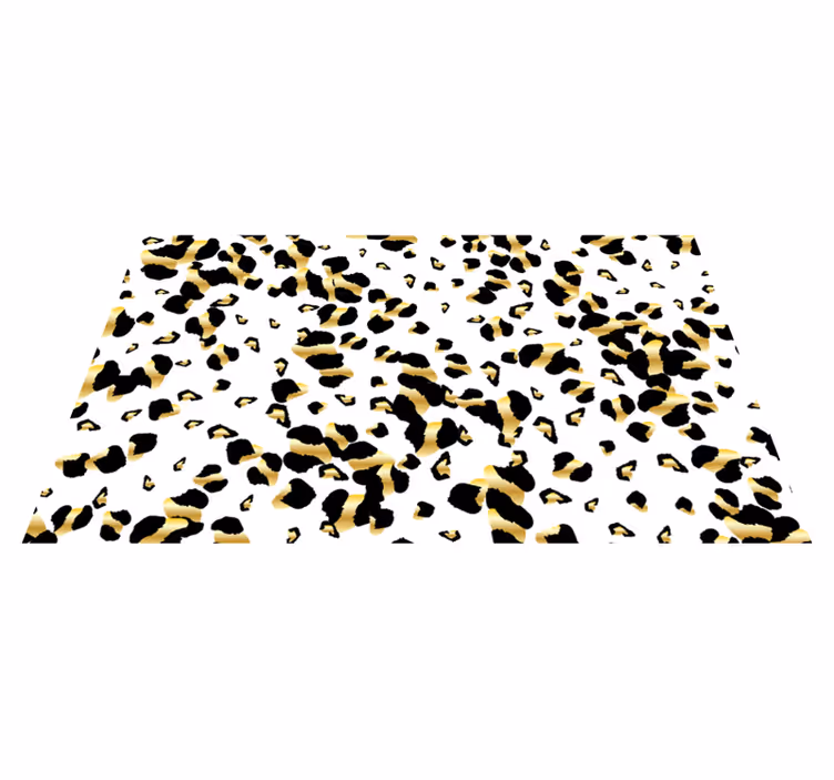 Leopárdmintás elegancia vinil szőnyeg állatnyomat - TenStickers