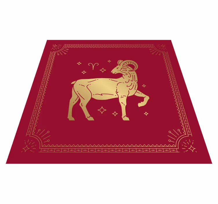 Kos perzsa design állati nyomtatású vinilszőnyeg - TenStickers