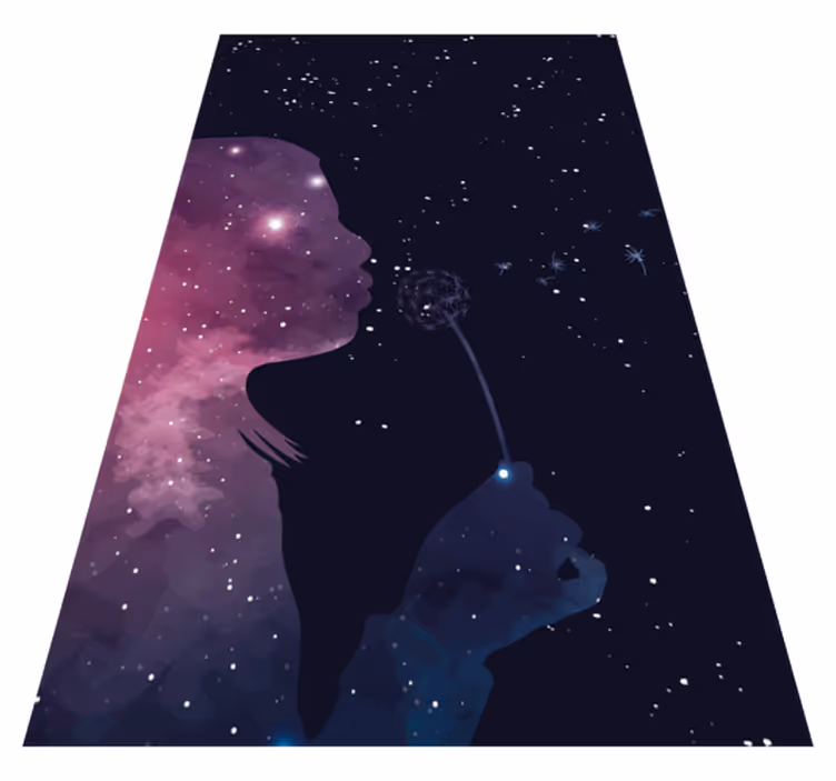 Univerzum lány tini bakelit szőnyeg - TenStickers