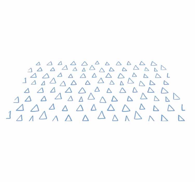Háromszög mintás kialakítás vinil szőnyeg geometriai - TenStickers