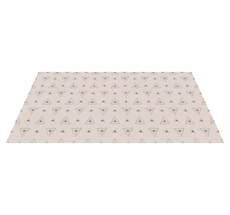 Bézs északi háromszögek geometriai szőnyegek - TenStickers
