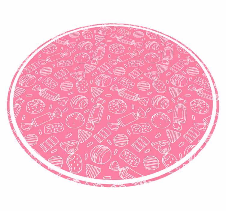 Cadny rózsaszín minta vinil szőnyeg mások - TenStickers