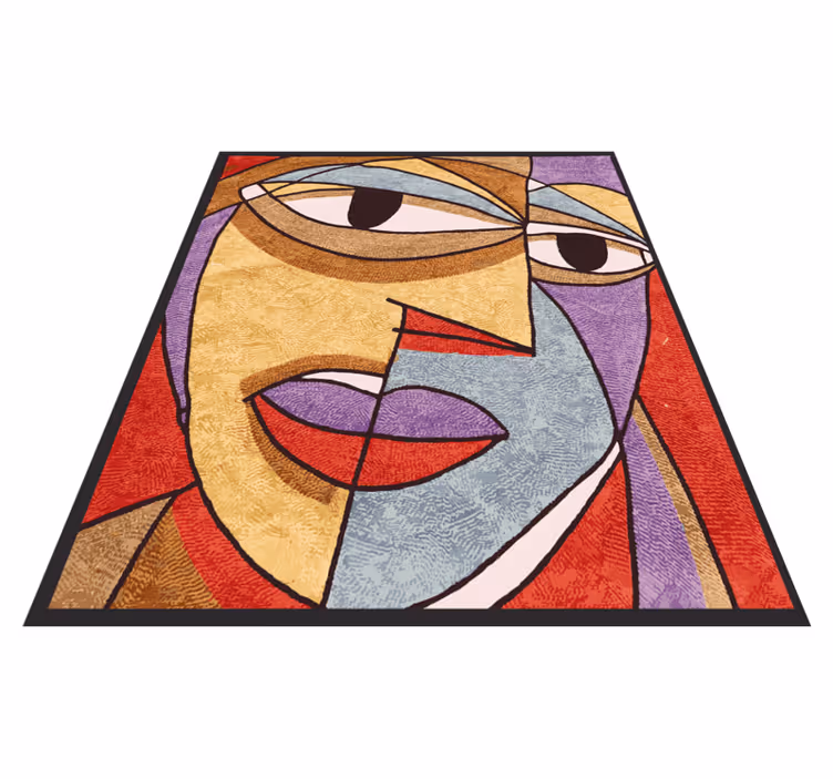 Modern művészet geometriai arc modern szőnyeg - TenStickers