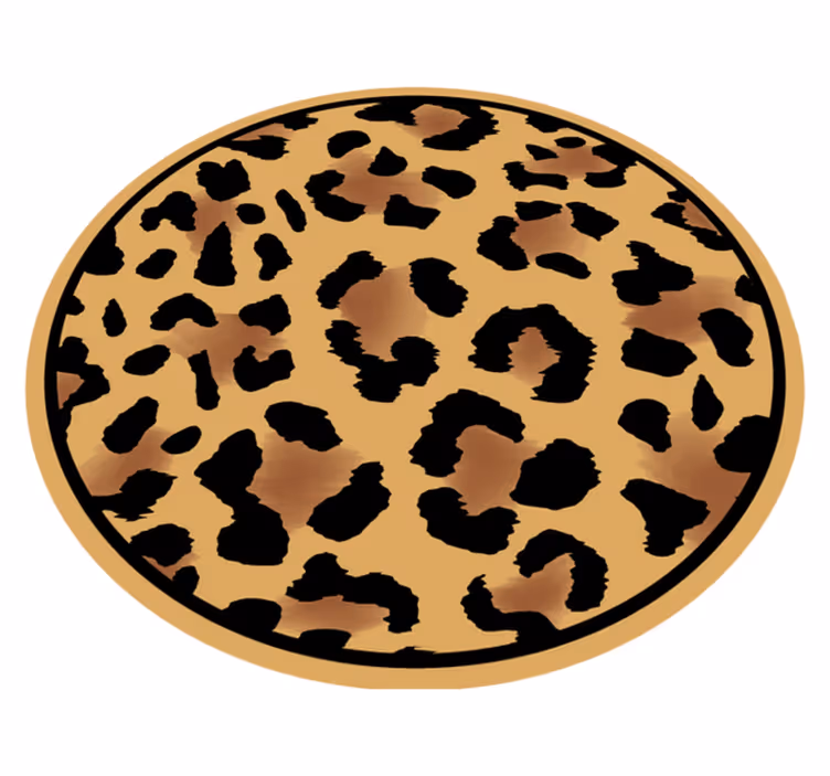 Vad leopárd minta vinil szőnyeg állatnyomat - TenStickers