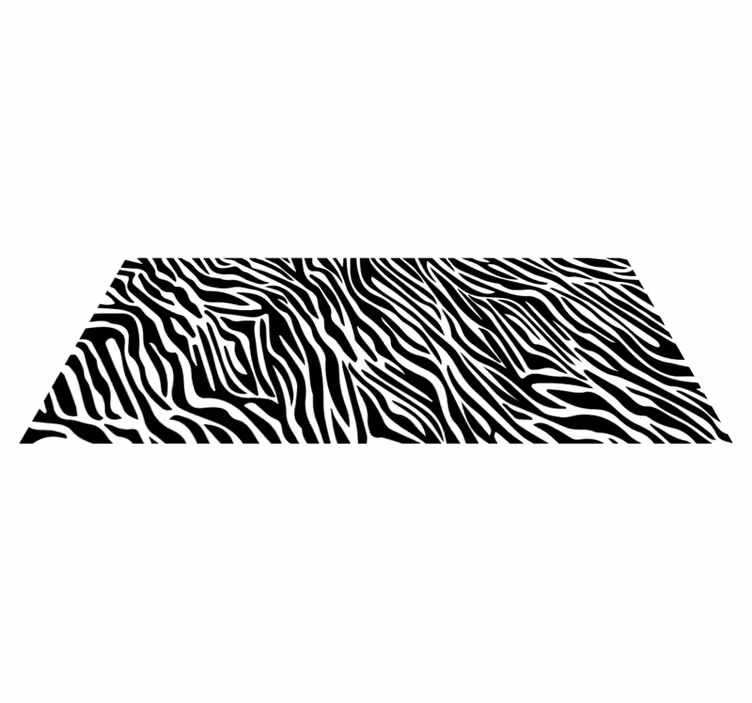 Zebra csíkos stílus vinil szőnyeg állatnyomat - TenStickers