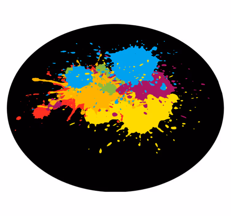 Művészi robbanás tini vinyl szőnyeg - TenStickers