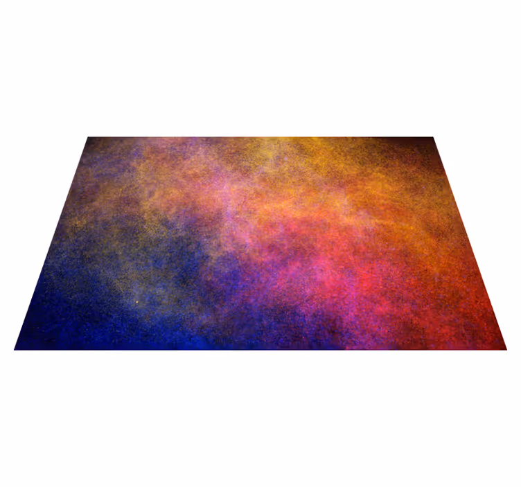 Galaxis absztrakt hálószoba vinil szőnyeg - TenStickers