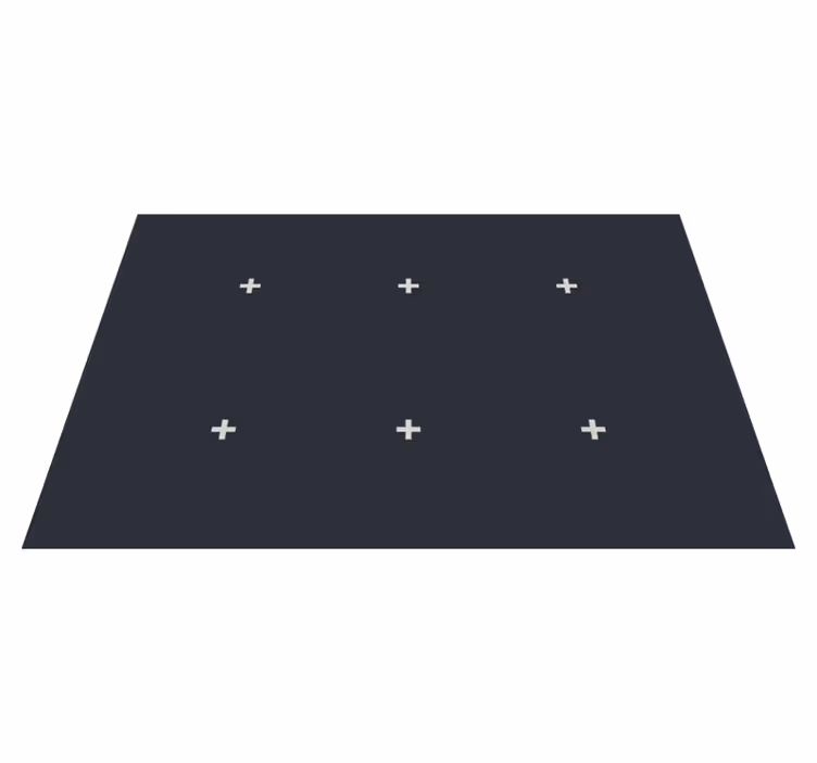 Sötét geometrikus minta vinil szőnyeg minimalista - TenStickers