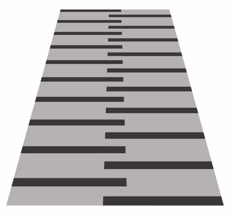 Elegáns csíkos minta vinil szőnyeg modern - TenStickers