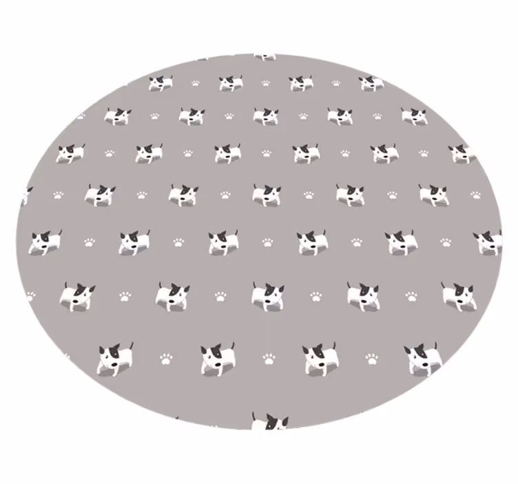 Aranyos kiskutya minta vinil szőnyeg állat - TenStickers