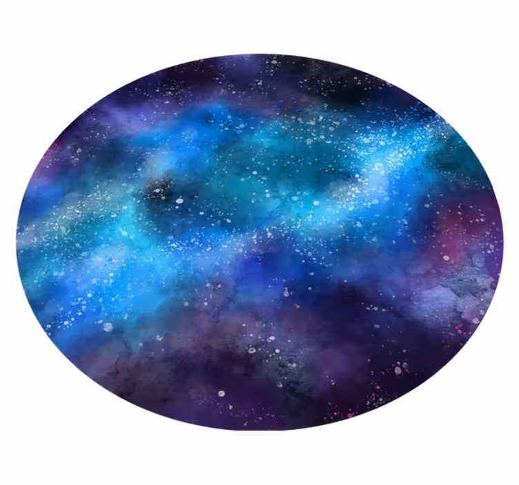 Galaxis ihlette oázis vinil szőnyeg csillagok - TenStickers