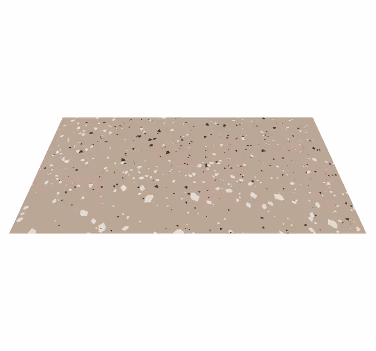 Semleges terrazzo minta Márvány vinil szőnyeg - TenStickers