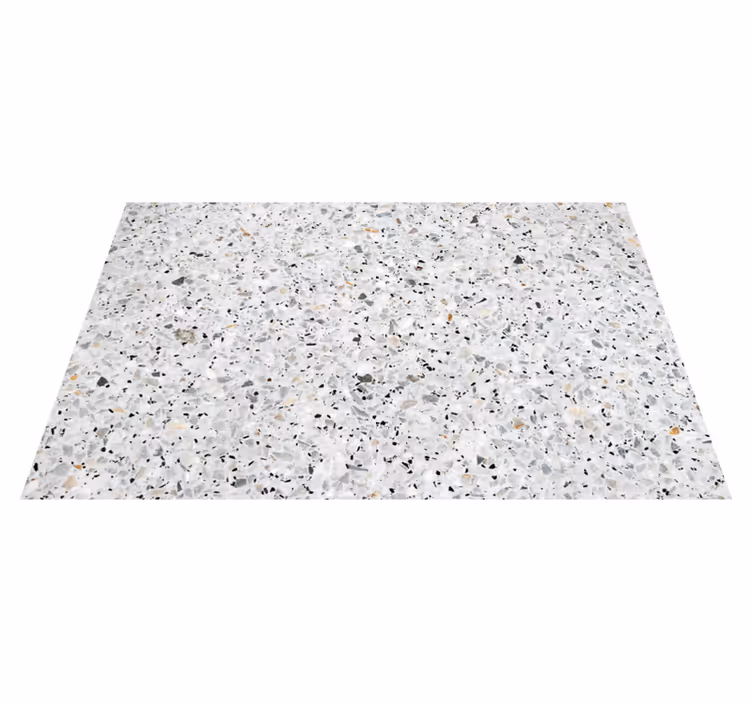 Szürke terrazzo textúrájú vinilszőnyeg - TenStickers