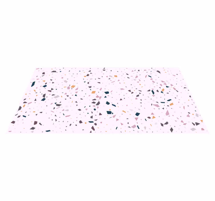Klasszikus rózsaszínű terrazzo textúra szőnyeg - TenStickers