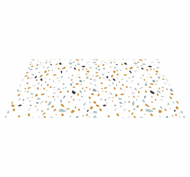 Nordic stílusú terrazzo textúra szőnyeg - TenStickers