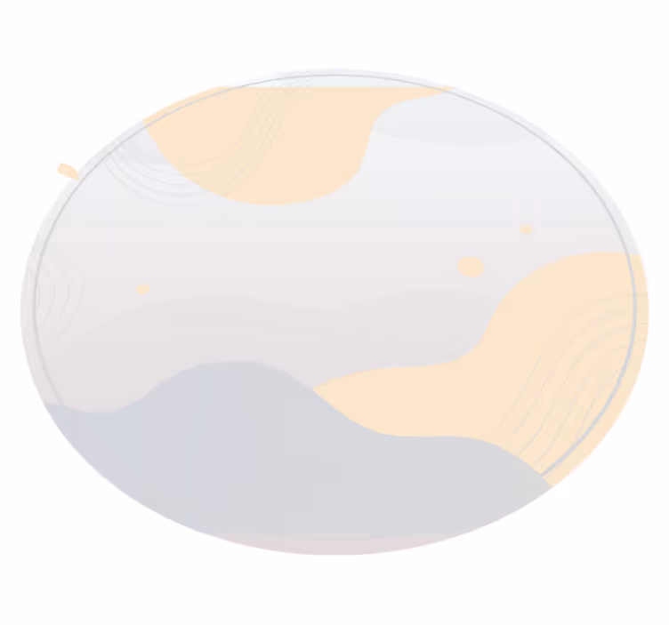 Lágy hullámmotívumok vinil szőnyeg minimalista - TenStickers
