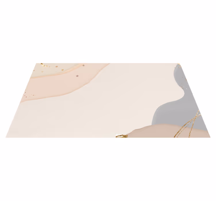 Absztrakt lágy hullámok vinil szőnyeg minimalista - TenStickers