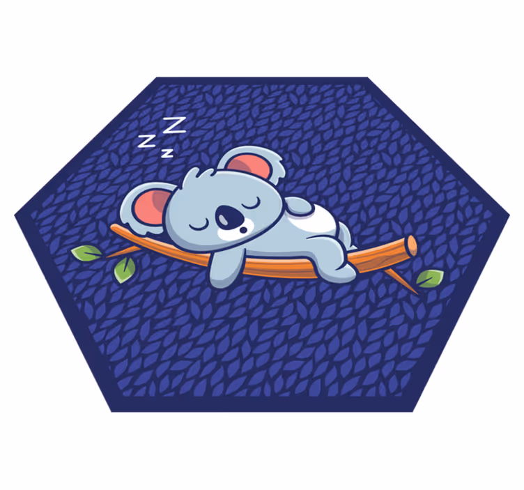 álmos koala kölyök vinil szőnyeg gyerekek - TenStickers