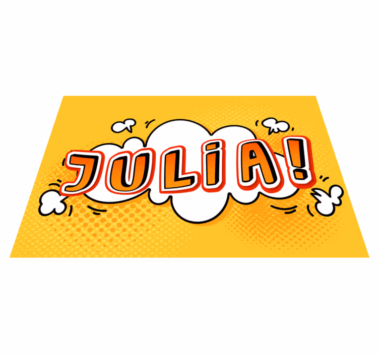 Szuperhős képregényhatás személyre szabott mat - TenStickers
