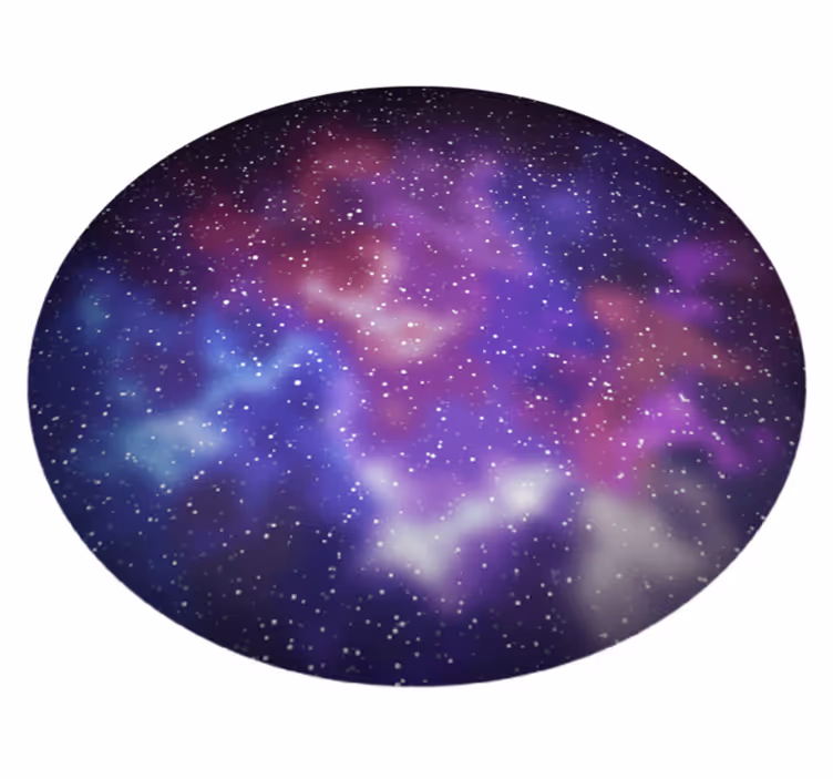 Galaxis ihlette vinil szőnyeg csillagok - TenStickers
