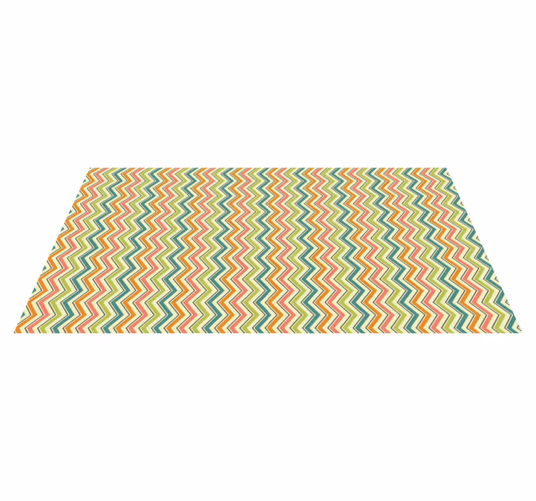 Chevron zigzag mintás vinil szőnyeg geometriai - TenStickers