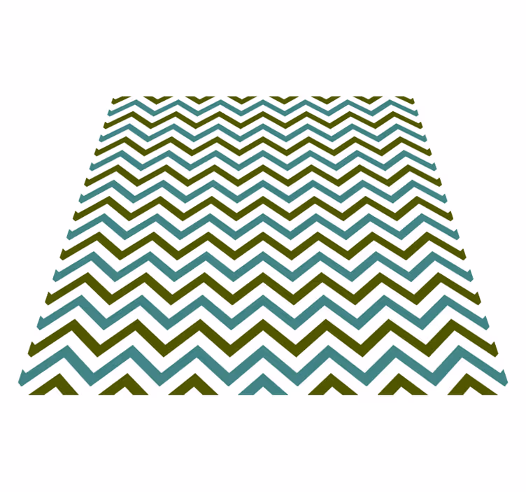 Chevron öröm vinil szőnyeg geometriai - TenStickers