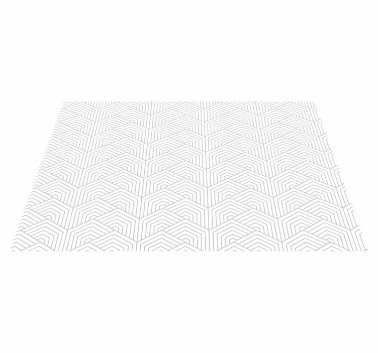 Szürke hatszög minta vinil szőnyeg geometriai - TenStickers