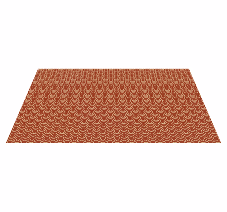 Görbült hullám mintás vinil szőnyeg geometriai - TenStickers